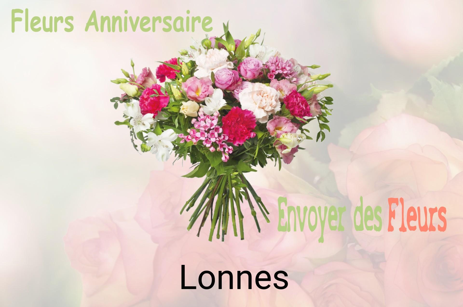 Bouquet de fleurs d’anniversaire livré à Lonnes